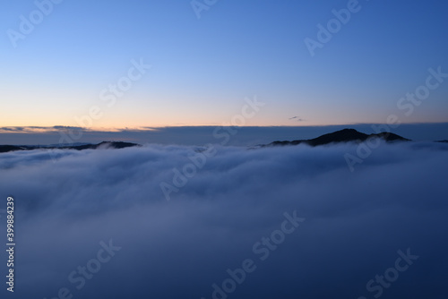 Sea of clouds in early morning