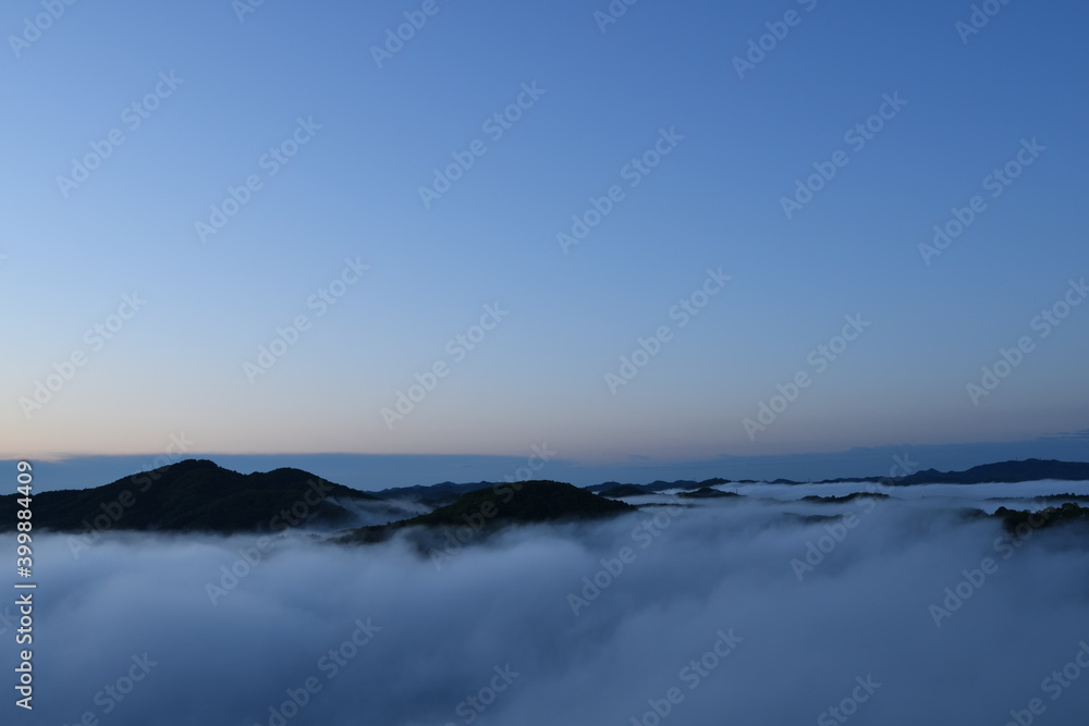 Sea of clouds in early morning