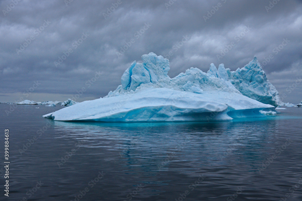 Icebergs in Disko Bay, Ilulissat, West Greenland Icebergs in Disko Bay, Ilulissat, West Greenland