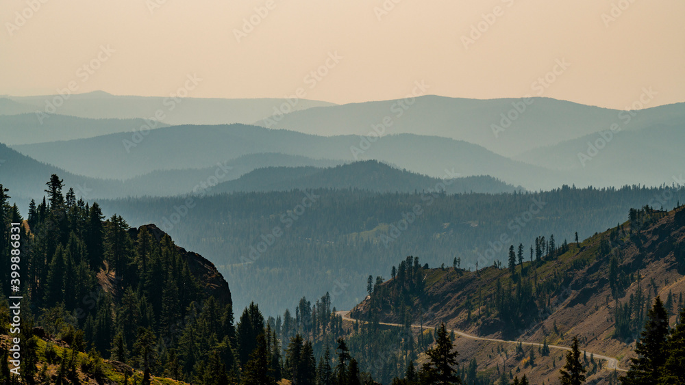 Obraz premium Lassen Volcanic National Park Mountain View