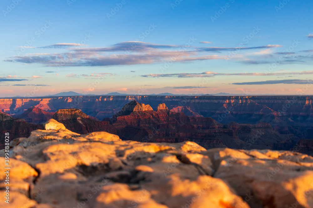North Grand Canyon National Park at Sunset