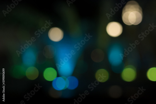 Colorful bokeh lights abstract background