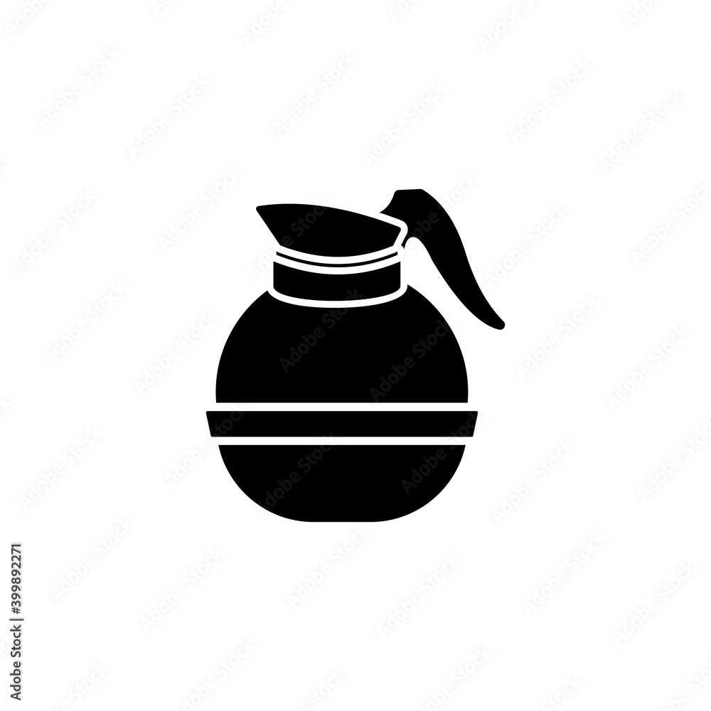 coffee kettle icon vector symbol coffee kettle icon vector symbol