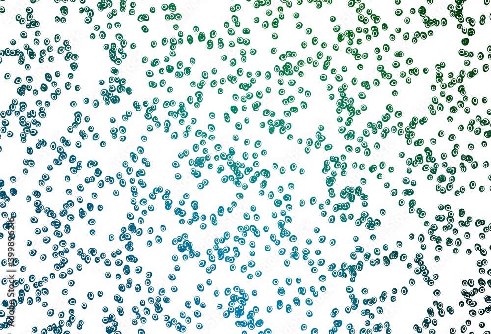 Light Blue, Green vector pattern with spheres. Light Blue, Green vector pattern with spheres.