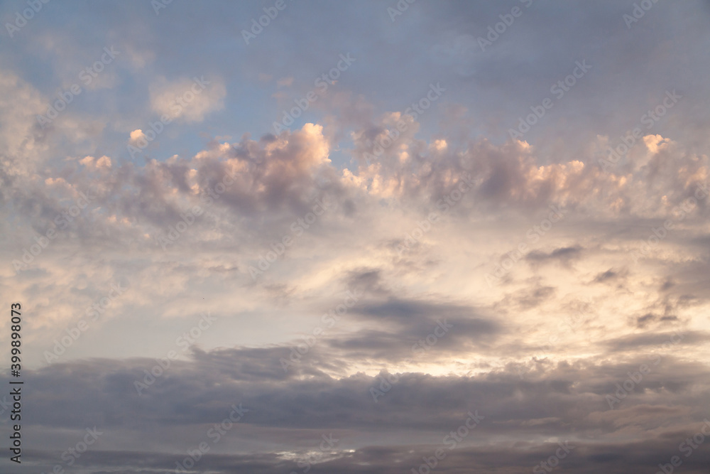 Contrast sky sunset clouds texture background