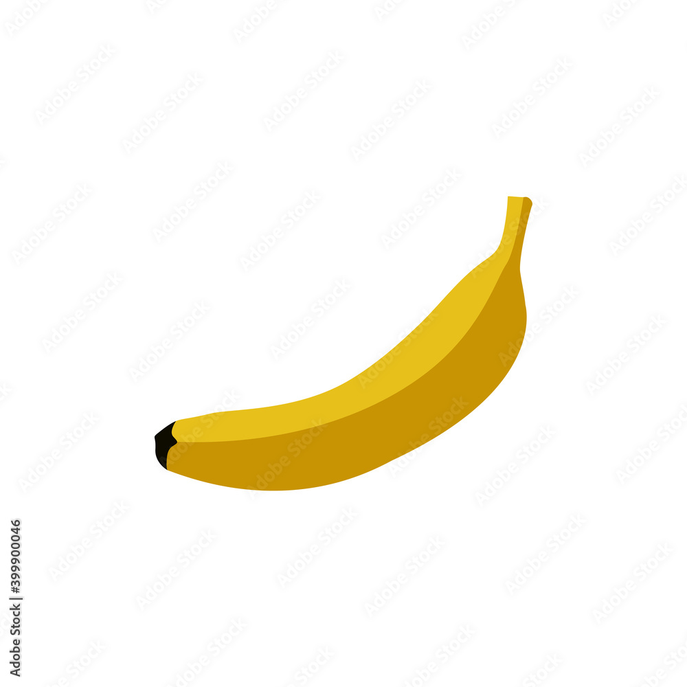 Banana icon design template vector isolated illustration