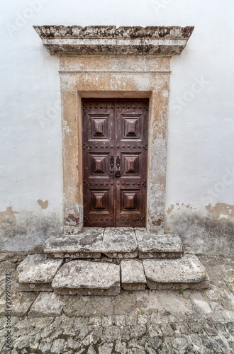 Carved Door of Medieval Obidos