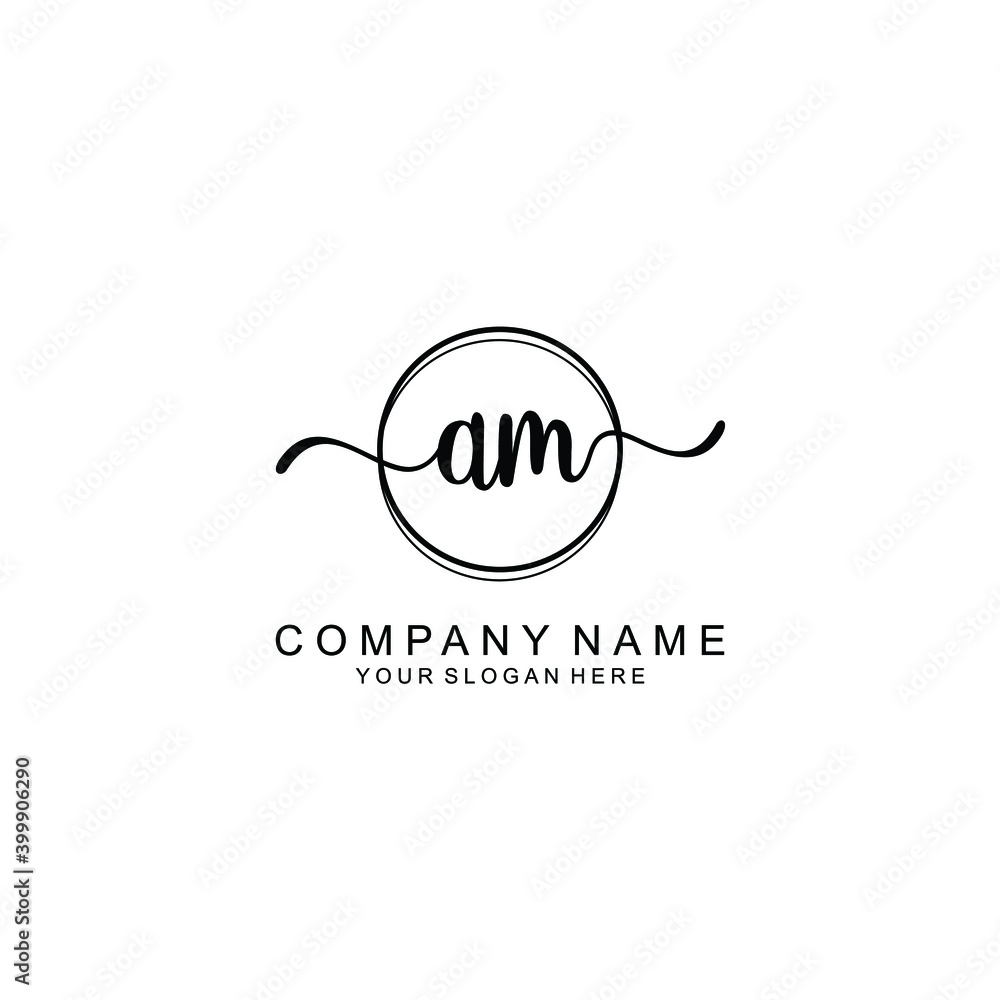 Initial AM Handwriting, Wedding Monogram Logo Design, Modern Minimalistic and Floral templates for Invitation cards
Initial AM Handwriting, Wedding Monogram Logo Design, Modern Minimalistic and Floral templates for Invitation cards