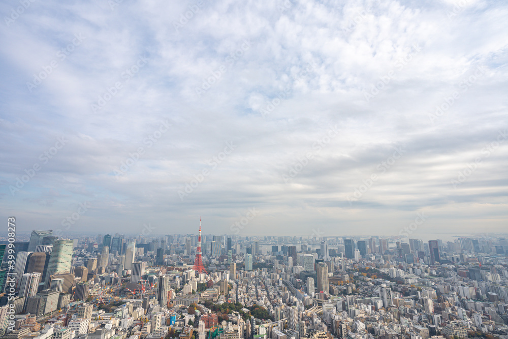 【六本木ヒルズより】東京都内、都市景観