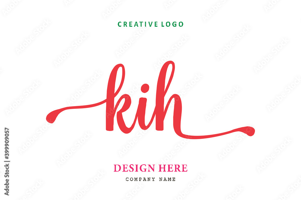 KIH lettering logo is simple, easy to understand and authoritative KIH lettering logo is simple, easy to understand and authoritative