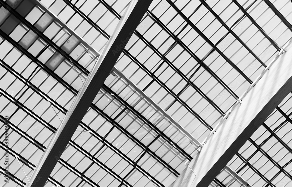 Roof and plastic skylights of building. Dome skylights made of translucent  polycarbonate sheets. Interior architecture design. Modern building roof  structure. Sustainable building. Lightweight roof. Stock Photo | Adobe Stock
