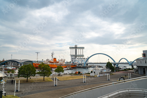 名古屋港・名古屋ポートタワー周辺風景