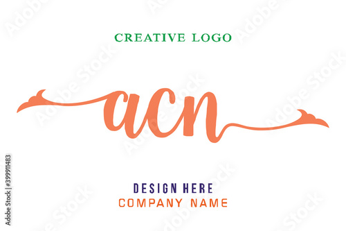 ACN  lettering logo is simple, easy to understand and authoritative