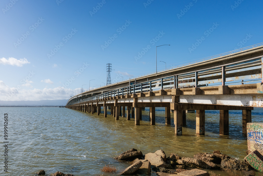Fototapeta premium bridge over the sea
