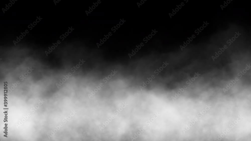 Rising Wall of Endless Smoke Steam Loop