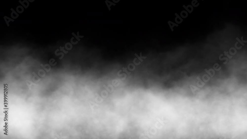 Rising Wall of Endless Smoke Steam Loop