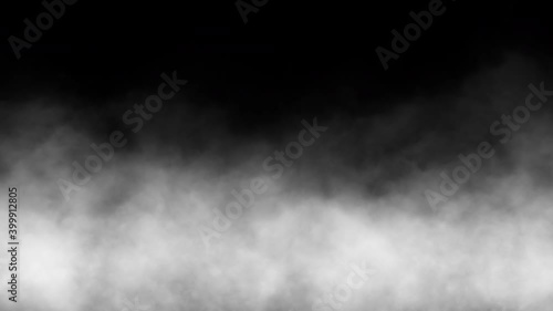 Rising Wall of Endless Smoke Steam Loop