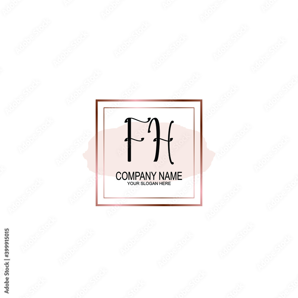 Initial FH Handwriting, Wedding Monogram Logo Design, Modern Minimalistic and Floral templates for Invitation cards
Initial FH Handwriting, Wedding Monogram Logo Design, Modern Minimalistic and Floral templates for Invitation cards