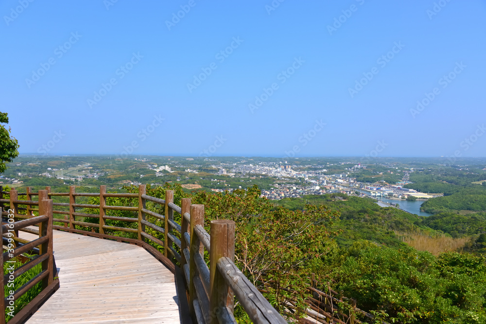 三重県伊勢志摩　横山展望台からの眺め