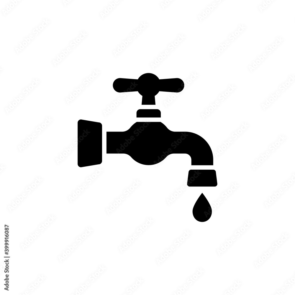 faucet icon, vector, design trendy faucet icon, vector, design trendy