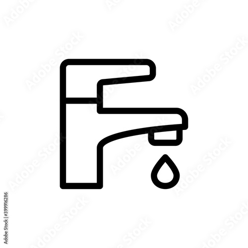 faucet icon, vector, design trendy