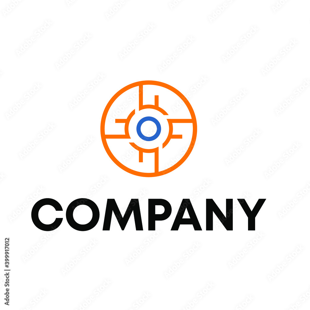 abstract rotation loop logo design vector sign abstract rotation loop logo design vector sign