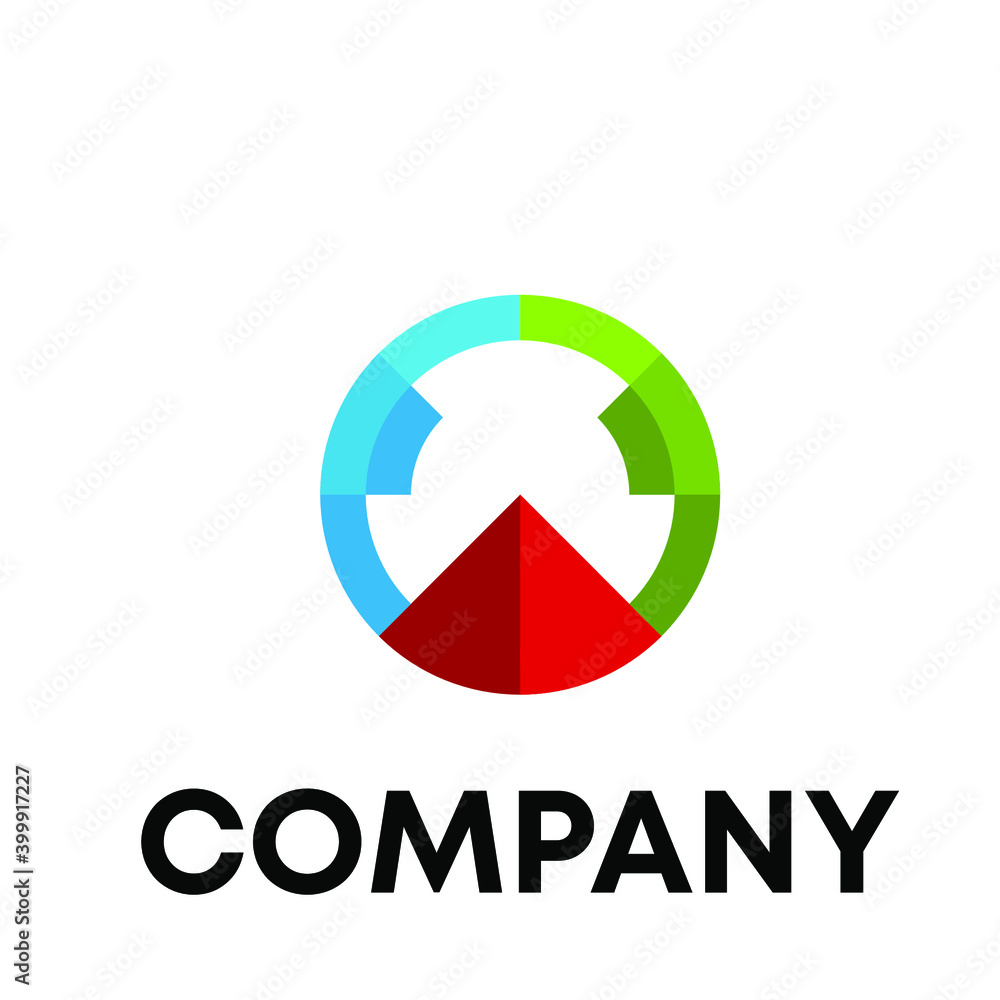 arrow up for invest business logo design arrow up for invest business logo design