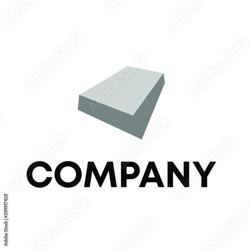 cement block logo design