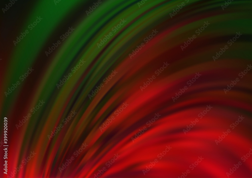 Light Green, Red vector pattern with bubble shapes. Light Green, Red vector pattern with bubble shapes.