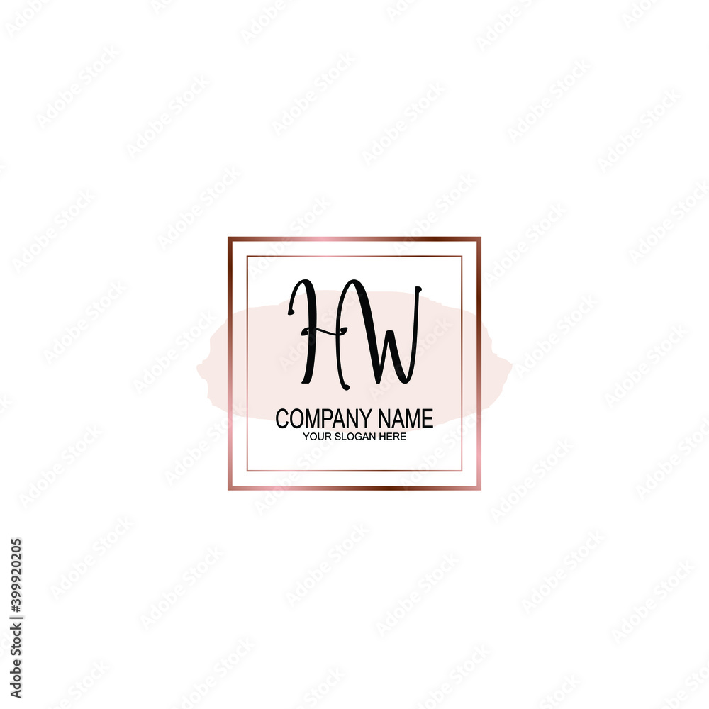 Initial HW Handwriting, Wedding Monogram Logo Design, Modern Minimalistic and Floral templates for Invitation cards
Initial HW Handwriting, Wedding Monogram Logo Design, Modern Minimalistic and Floral templates for Invitation cards
