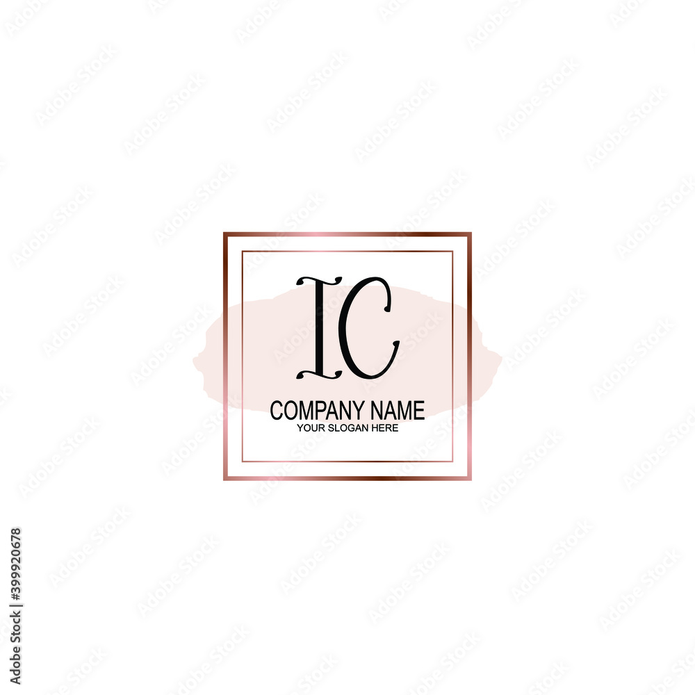 Initial IC Handwriting, Wedding Monogram Logo Design, Modern Minimalistic and Floral templates for Invitation cards
Initial IC Handwriting, Wedding Monogram Logo Design, Modern Minimalistic and Floral templates for Invitation cards