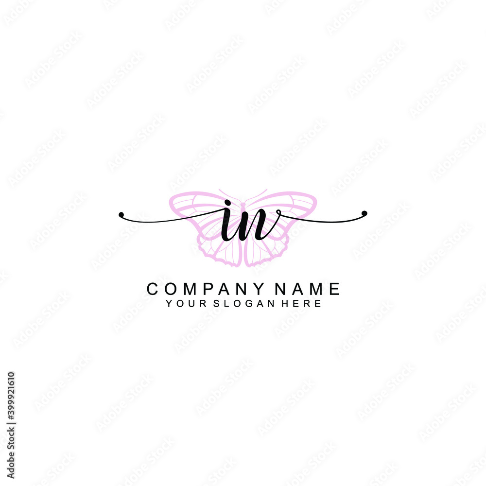 Initial IN Handwriting, Wedding Monogram Logo Design, Modern Minimalistic and Floral templates for Invitation cards
Initial IN Handwriting, Wedding Monogram Logo Design, Modern Minimalistic and Floral templates for Invitation cards