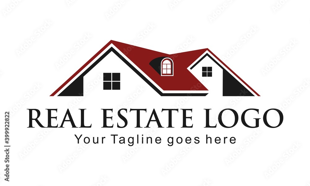 Real estate illustration vector logo