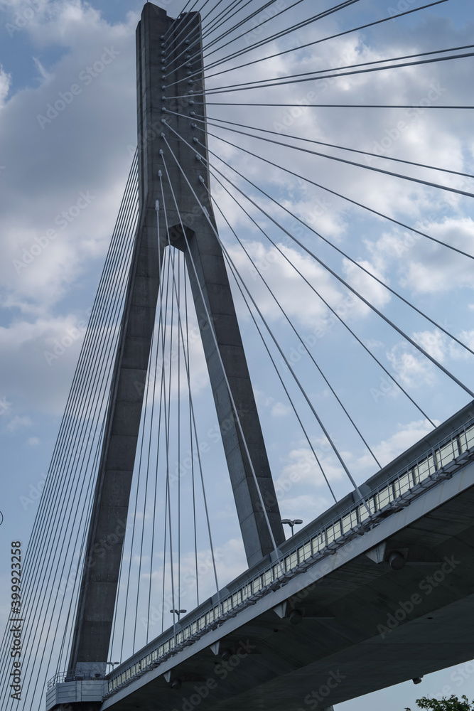Fototapeta premium 新猪名川大橋ビッグハープ・阪神高速11号池田線