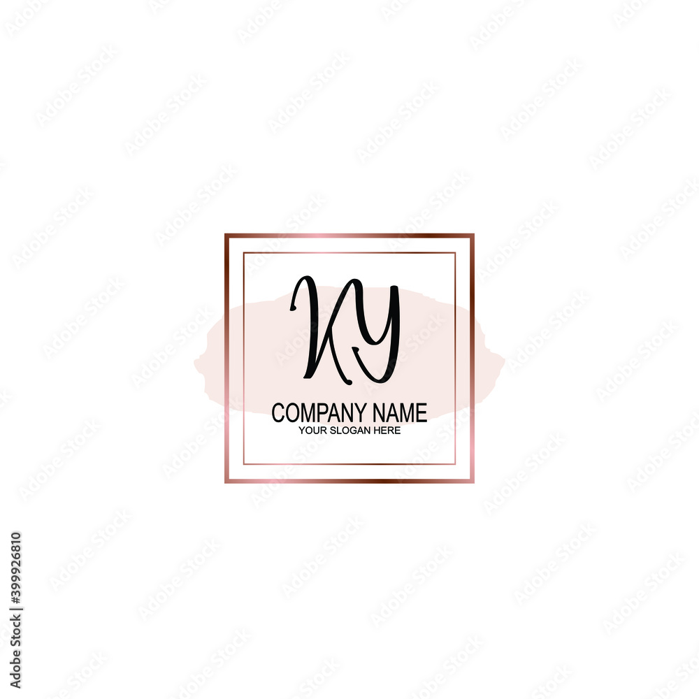 Initial KY Handwriting, Wedding Monogram Logo Design, Modern Minimalistic and Floral templates for Invitation cards
Initial KY Handwriting, Wedding Monogram Logo Design, Modern Minimalistic and Floral templates for Invitation cards