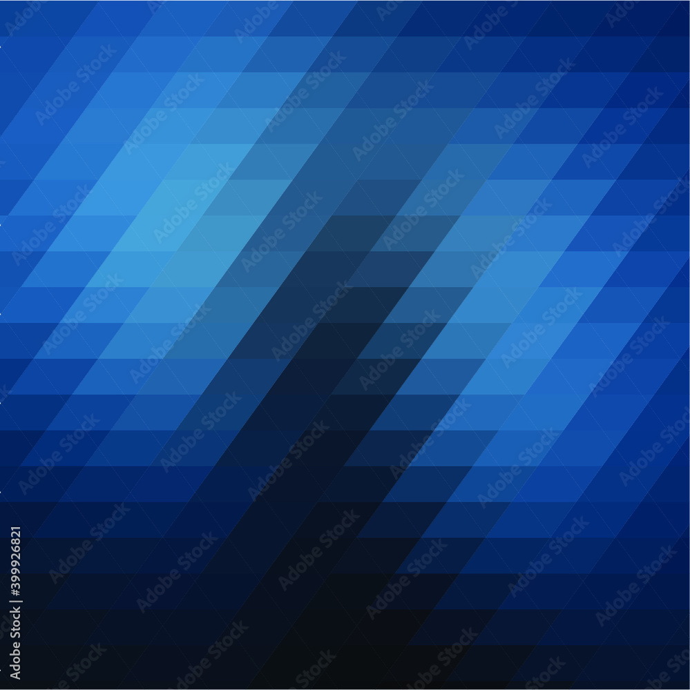 abstract blue background with triangles