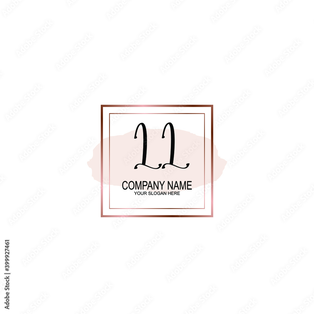 Initial LL Handwriting, Wedding Monogram Logo Design, Modern Minimalistic and Floral templates for Invitation cards
Initial LL Handwriting, Wedding Monogram Logo Design, Modern Minimalistic and Floral templates for Invitation cards