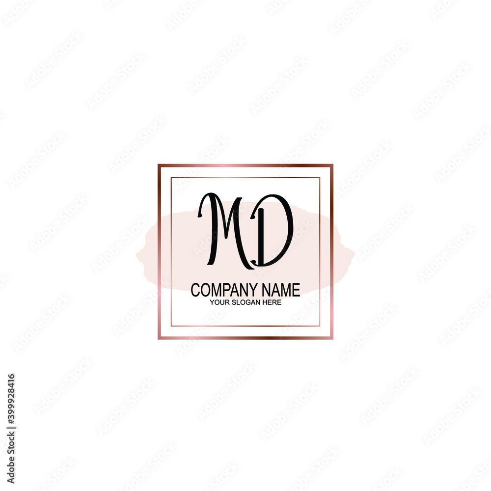 Initial MD Handwriting, Wedding Monogram Logo Design, Modern Minimalistic and Floral templates for Invitation cards
Initial MD Handwriting, Wedding Monogram Logo Design, Modern Minimalistic and Floral templates for Invitation cards