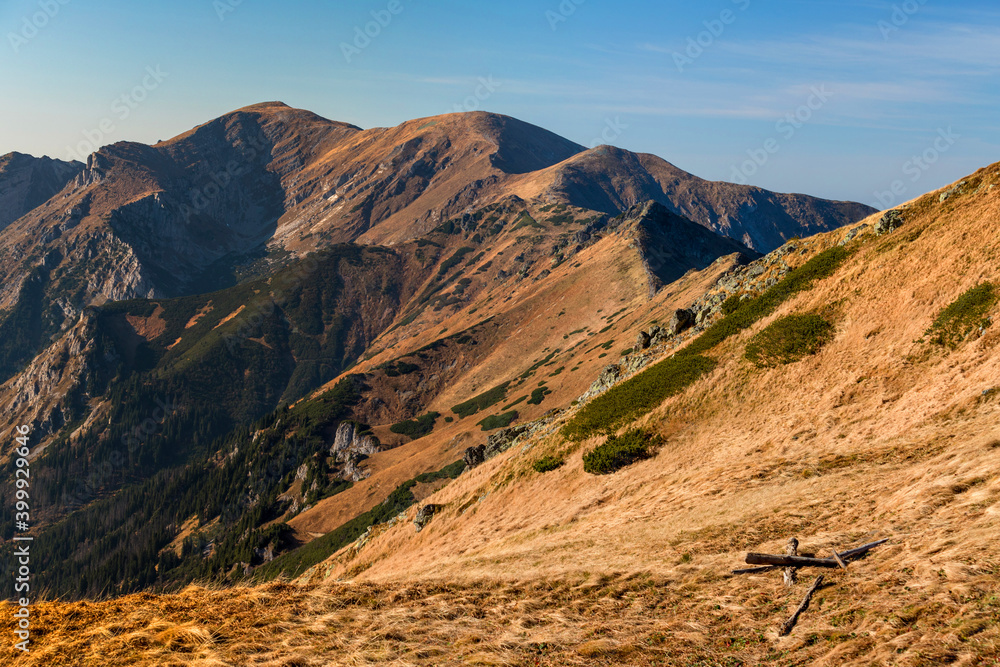 Fototapeta premium hiking in the mountains