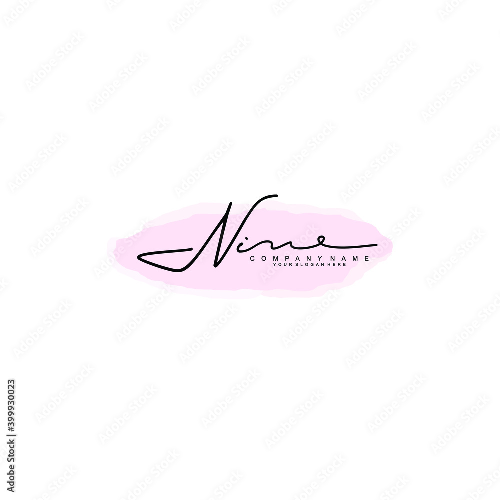 Initial NI Handwriting, Wedding Monogram Logo Design, Modern Minimalistic and Floral templates for Invitation cards
Initial NI Handwriting, Wedding Monogram Logo Design, Modern Minimalistic and Floral templates for Invitation cards