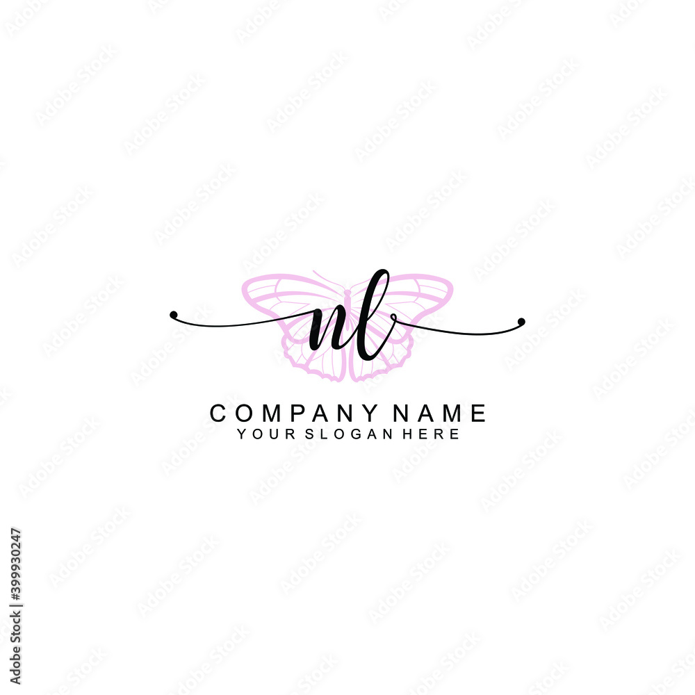 Initial NL Handwriting, Wedding Monogram Logo Design, Modern Minimalistic and Floral templates for Invitation cards
Initial NL Handwriting, Wedding Monogram Logo Design, Modern Minimalistic and Floral templates for Invitation cards