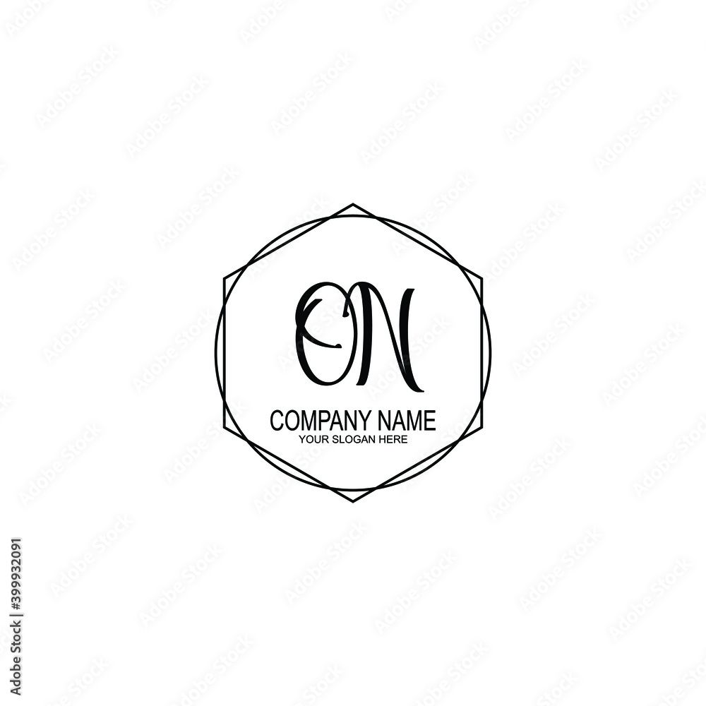 Initial ON Handwriting, Wedding Monogram Logo Design, Modern Minimalistic and Floral templates for Invitation cards
Initial ON Handwriting, Wedding Monogram Logo Design, Modern Minimalistic and Floral templates for Invitation cards