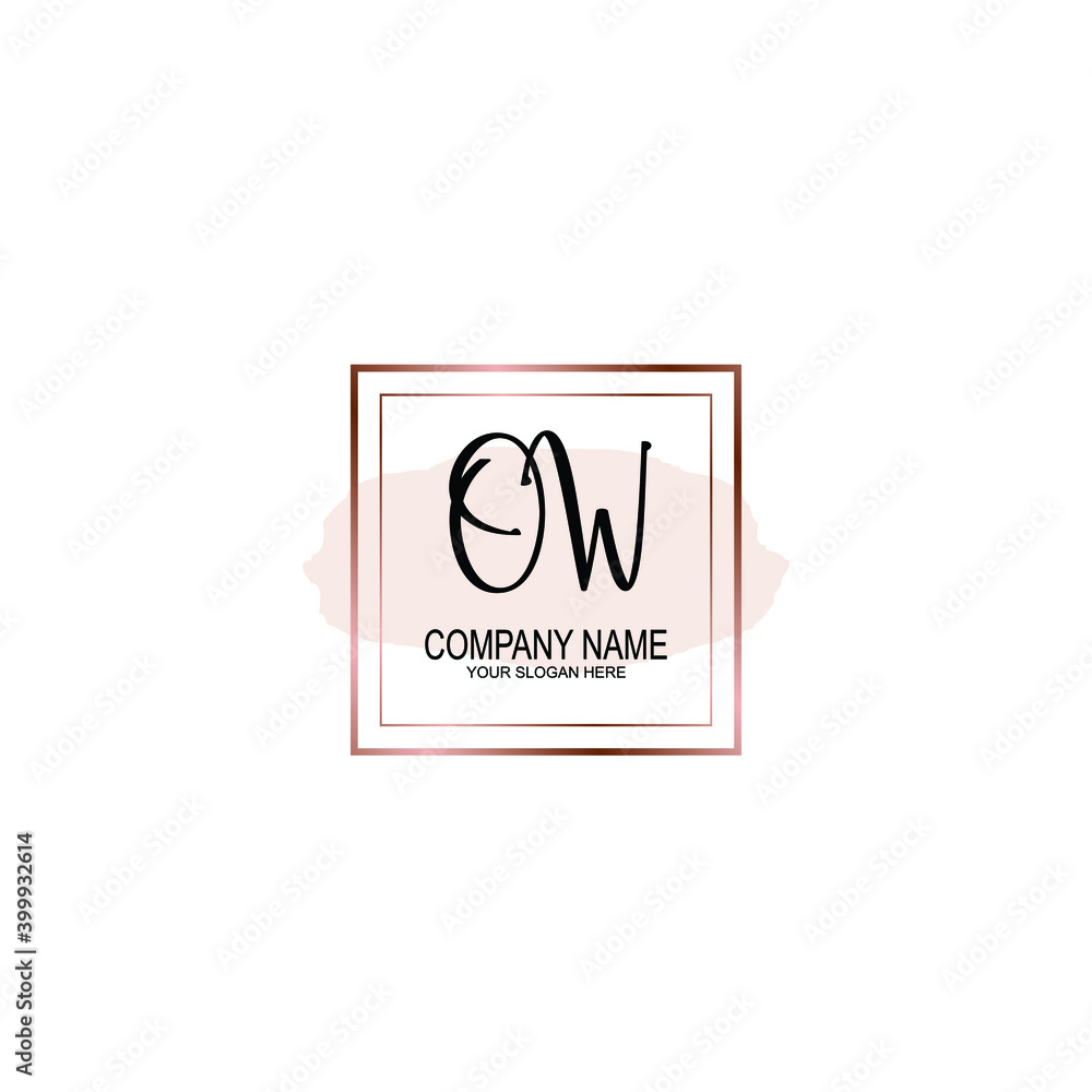 Initial OW Handwriting, Wedding Monogram Logo Design, Modern Minimalistic and Floral templates for Invitation cards
Initial OW Handwriting, Wedding Monogram Logo Design, Modern Minimalistic and Floral templates for Invitation cards