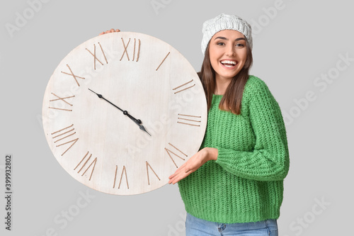 Beautiful young woman with ...