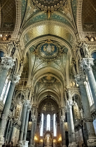 Basilica of Notre-Dame de Fourvière, Lyon, France