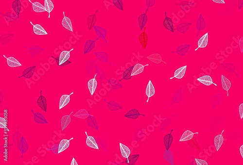 Light Purple  Pink vector doodle background.