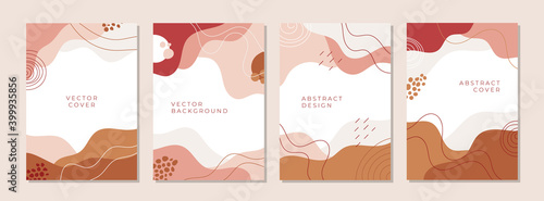 Set of abstract creative artistic templates. Universal cover Designs for Annual Report, Brochures, Flyers, Presentations, Leaflet, Magazine.