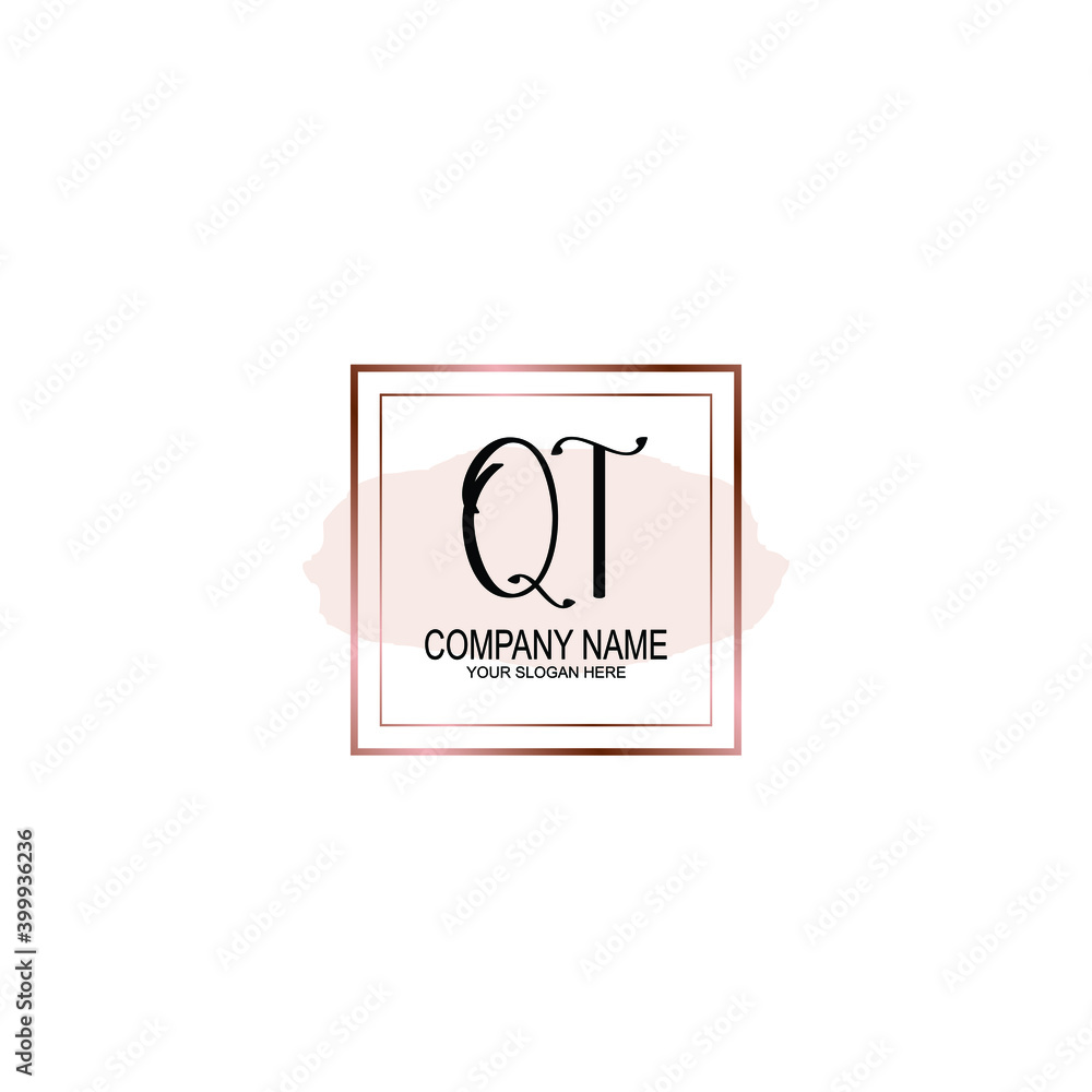 Initial QT Handwriting, Wedding Monogram Logo Design, Modern Minimalistic and Floral templates for Invitation cards
Initial QT Handwriting, Wedding Monogram Logo Design, Modern Minimalistic and Floral templates for Invitation cards