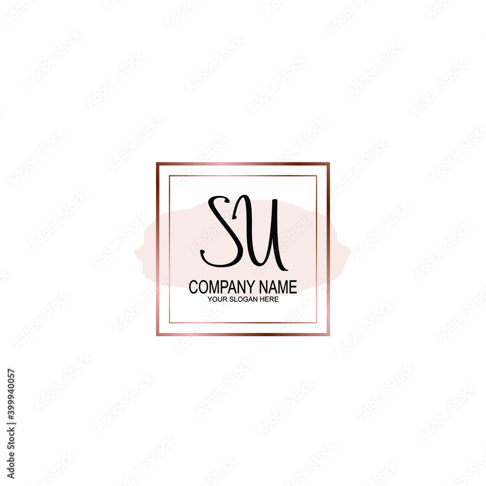Initial SU Handwriting, Wedding Monogram Logo Design, Modern Minimalistic and Floral templates for Invitation cards
Initial SU Handwriting, Wedding Monogram Logo Design, Modern Minimalistic and Floral templates for Invitation cards