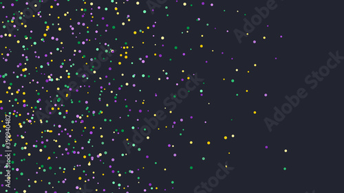 Mardi Gras carnival confetti seamless background
